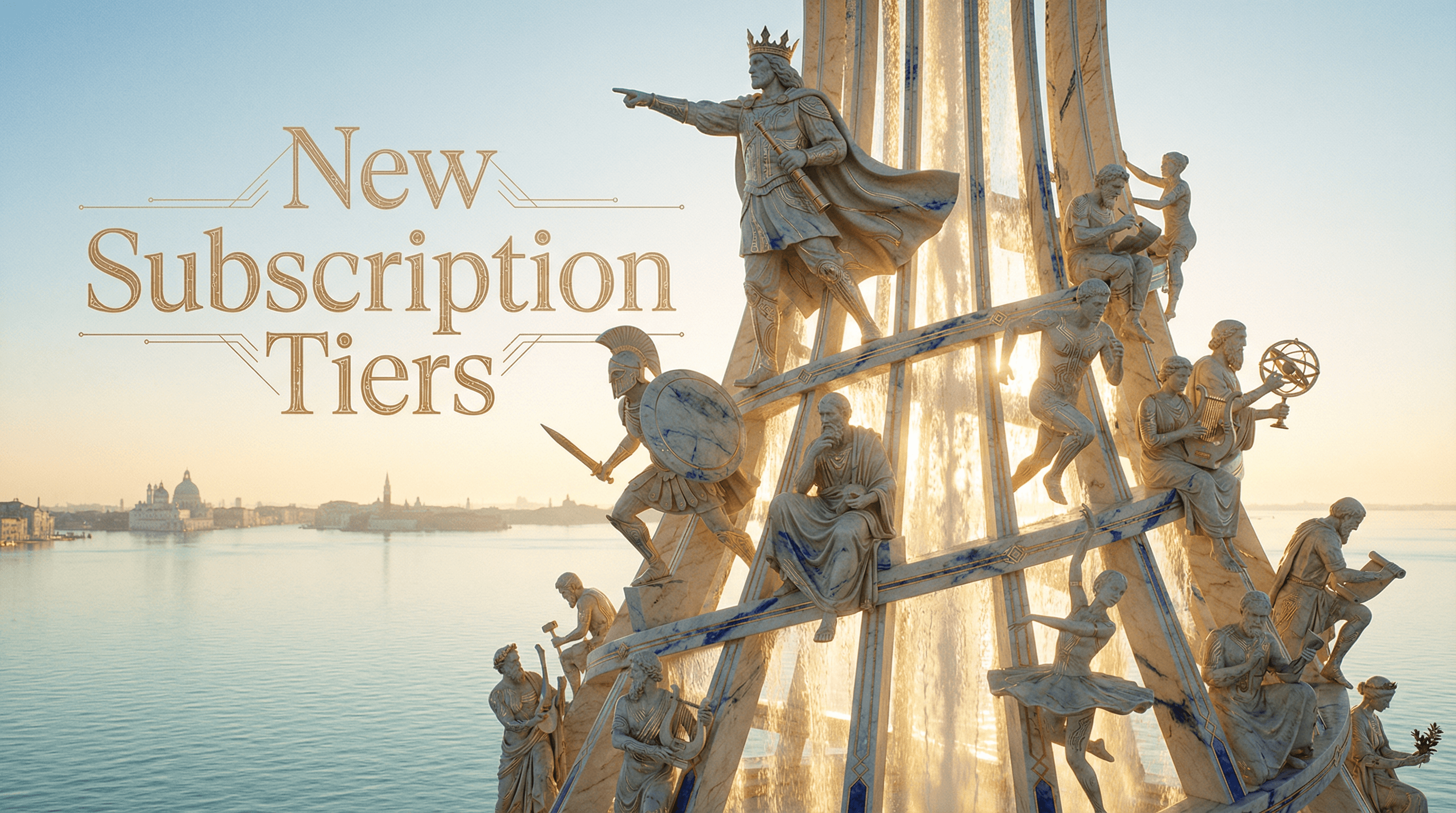 New Venice subscription tiers announcement